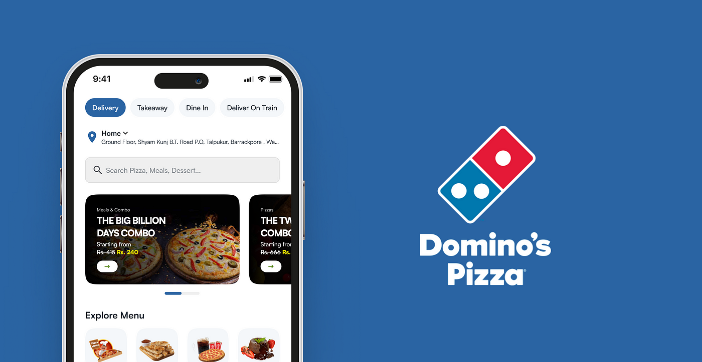 เข้าถึงแอป Domino's บน Play Store